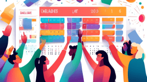 Here is a DALL-E prompt for an image related to the article title 5 Tips for Effectively Managing a Group Calendar:nnColorful digital illustration showing five hands of diverse people holding and inte
