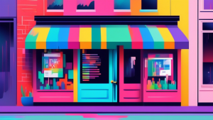 A confused looking storefront with its Google My Business listing glitching and disappearing.