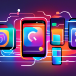 DALL-E Prompt: A colorful illustration showing multiple smartphones connected by glowing lines, with the Google Voice logo prominently displayed in the center, symbolizing the forwarding of calls from