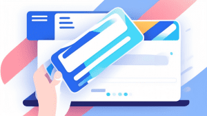 Here is a DALL-E prompt for an image related to that article title:nnA minimalistic illustration showing a quick and easy signup process for Stripe payment processing, with a hand holding a credit car