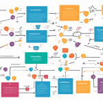 Create an image of a clear, colorful flowchart that explains a simple process step-by-step. The flowchart should have easily readable text, distinct shapes for each step (e.g., rectangles for actions,