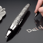## DALL-E Prompts for a Culiau Engraving Pen Review:nn**Option 1: Focus on the pen and its capabilities**nn> A gleaming metallic engraving pen with a fine tip, etching intricate swirling patterns onto a polished metal plate, sparks flying. nn**Option 2: Showcase the pen in a creative scene**nn> An artist's hand holding a Culiau engraving pen, delicately adding detail to a miniature silver locket depicting a sunflower, sunlight streaming through a nearby window.nn**Option 3: Emphasize the review aspect**nn> Flat lay photograph of a wooden desk with a Culiau engraving pen, a notepad with handwritten notes and star ratings, and several engraved metal pieces showcasing different techniques.nn**Option 4: Abstract and artistic interpretation**nn> A burst of golden light forming the shape of a Culiau engraving pen, surrounded by swirling lines and patterns reminiscent of engraving work, on a dark, textured background.